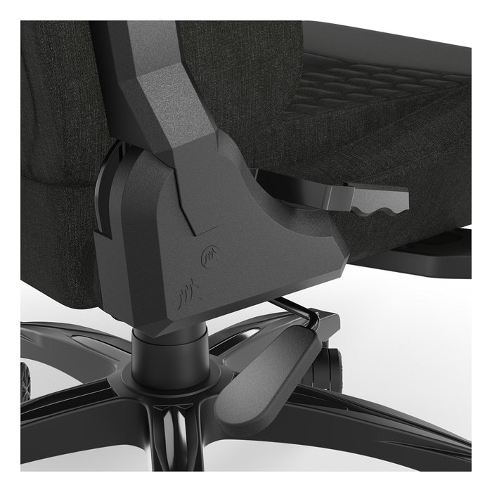 Corsair TC100 RELAXED Silla Gaming, Asiento y Respaldo Acolchados en Tela, Color Negro Corsair TC100 RELAXED Silla Gaming, Asiento y Respaldo Acolchados en Tela, Color Negro
