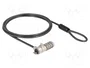 DeLOCK 20967 Candado con combinación para portátil con ranura HP Nano Slot y cable de acero al carbón