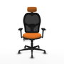 PIQUERAS Y CRESPO Silla de oficina Jorquera Naranja y Negro