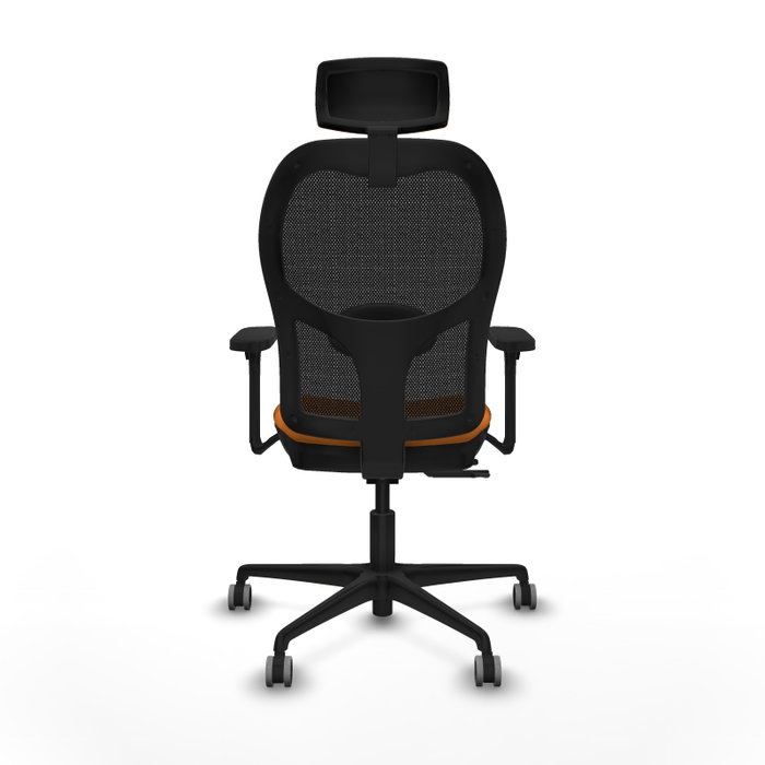 PIQUERAS Y CRESPO Silla de oficina Jorquera Naranja y Negro