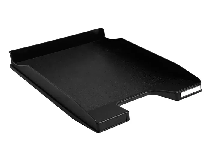 Exacompta Bandeja Sobremesa Midi Combo Plástico Negro 346x255x65 mm