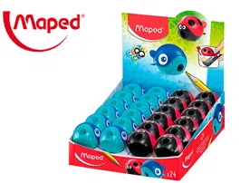 Maped Sacapuntas Croc Croc Easy de Plástico con Depósito para Niños