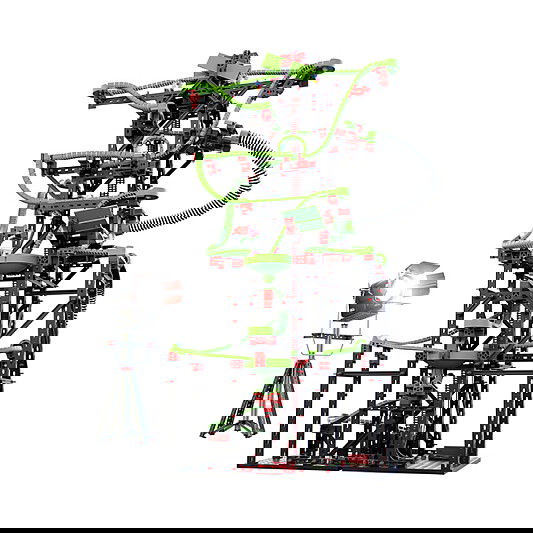 fischertechnik Fischer-Price PROFI Dynamic XXL Juego de Construcción con Pista de Bolas, 1310 Piezas, con Motor, Iluminación y 8 Canicas, para Niños a partir de 9 Años