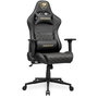 Cougar Armor One V2 Gaming-Stuhl Gold, Silla Gamer con Respaldo Acolchado, Asiento de Cuero/PVC, Negro, Ajuste 4D, 120 kg, CGR-AO2-GLB