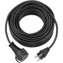 Brennenstuhl Cable de Extensión de Goma IP44 10m Negro