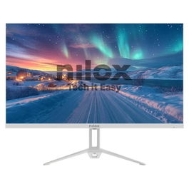 Nilox NXM24FHD100W Monitor de 23.8 Pulgadas Full HD (1920x1080) 100Hz, VA, 5ms (OD), 4000:1, HDMI/DP, VESA, Blanco