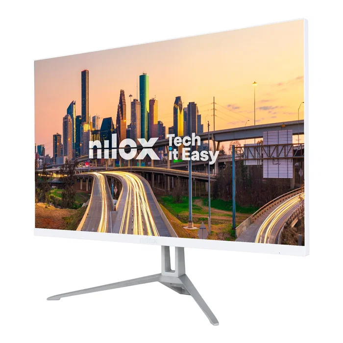 Nilox NXM24FHD100W Monitor Gaming 23.8" IPS, Full HD 1920x1080, 100 Hz, 5 ms, Blanco, Altavoces 2x2W, HDMI, VGA, Montaje VESA Nilox NXM24FHD100W Monitor Gaming 23.8" IPS, Full HD 1920x1080, 100 Hz, 5 ms, Blanco, Altavoces 2x2W, HDMI, VGA, Montaje VESA