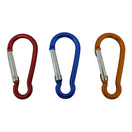 Edm Mosquetón Msq04 Aluminio Colores Surtidos 7 x 70 mm 2 Unidades