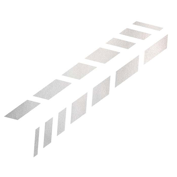 Foliatec Vinilo Decorativo para Coche Diseño Sombras Plata