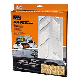 Foliatec Vinilo Decorativo Para Coche Diseño Sombras Plata FO33944 - Personaliza Carrocería, Llantas o Lunas - PVC Resistente a la Intemperie y Lavados