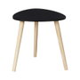 Home Deco Factory Mesa Auxiliar Shelly Negra