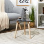 Home Deco Factory Mesa Auxiliar Shelly Negra