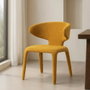 Silla Jaspeado Mostaza Tejido Contract 58 X 60 X 81 cm (Set de 2)