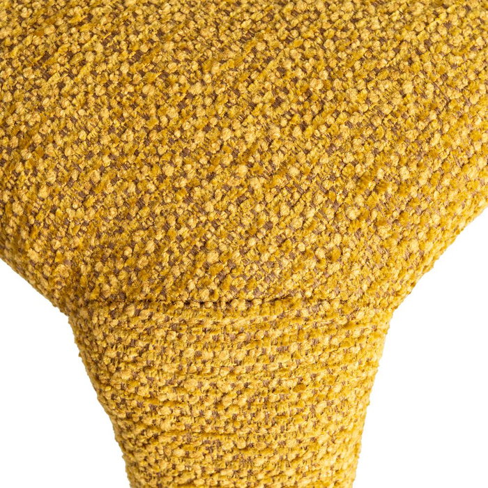 Silla Jaspeado Mostaza Tejido Contract 58 X 60 X 81 cm (Set de 2)