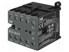 ABB BC6 3-polar Contactor 12VDC 9A