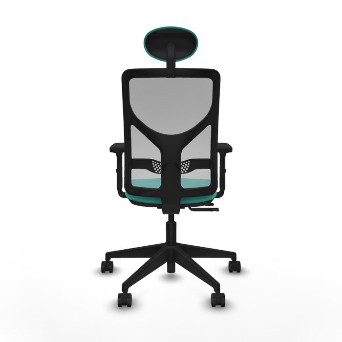 PIQUERAS Y CRESPO Silla de oficina Motilla con mecanismo Sincro/Traslack Turquesa y Gris PIQUERAS Y CRESPO Silla de oficina Motilla con mecanismo Sincro/Traslack Turquesa y Gris