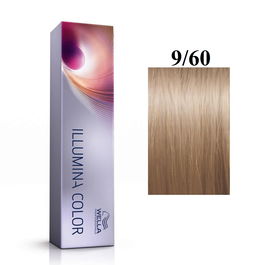 Illumina Color, Tinte permanente para el cabello, 9/60 Bright Blonde Natural Violet, 60 ml