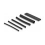 DeLOCK Caja de tubos termorretráctiles de pared doble con adhesivo, 122 piezas, Negro