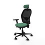 PIQUERAS Y CRESPO Silla de oficina Jorquera Verde esmeralda y Negro