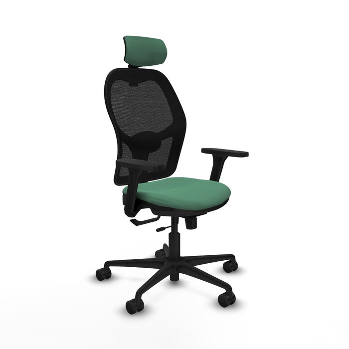 PIQUERAS Y CRESPO Silla de oficina Jorquera Verde esmeralda y Negro PIQUERAS Y CRESPO Silla de oficina Jorquera Verde esmeralda y Negro