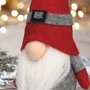 Bambasy Gnomo de Navidad Rubbels Rojo y gris 13cm