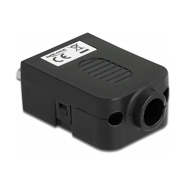 DeLOCK 66265 Conector D-Sub9 Hembra a Bloque de Terminales con Carcasa