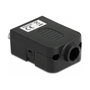 DeLOCK 66265 Conector D-Sub9 Hembra a Bloque de Terminales con Carcasa