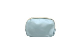 Bags Unlimited Shimmer Small Zip Pouch - Blue White