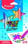 MAPED Rotuladores Color´Peps Glitter de 10 unidades
