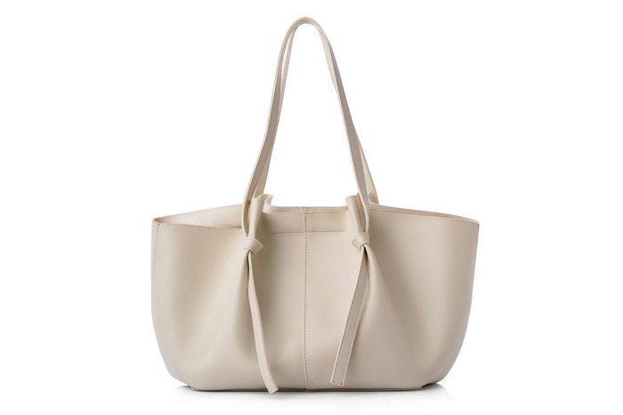 Vince Camuto Bolsa de Hombro Crema 100% Cuero de Polivinilo