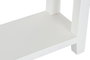 Mesa auxiliar DKD Home Decor Blanco Marrón Acacia Madera de mango 110 x 30 x 80 cm