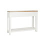 DKD Home Decor Consola Daniela Colección Urban en Madera de Mango y Acacia, Blanco y Marrón