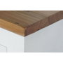 DKD Home Decor Consola Daniela Colección Urban en Madera de Mango y Acacia, Blanco y Marrón