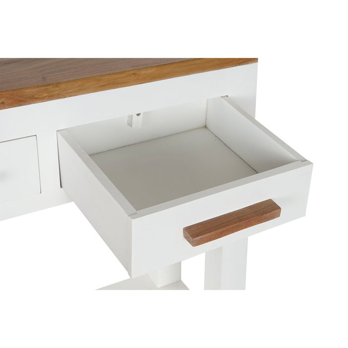 DKD Home Decor Consola Daniela Colección Urban en Madera de Mango y Acacia, Blanco y Marrón DKD Home Decor Consola Daniela Colección Urban en Madera de Mango y Acacia, Blanco y Marrón