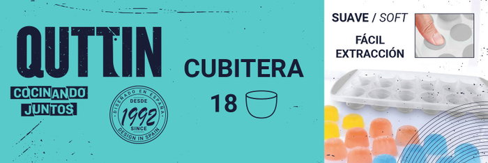 Quttin Cubitera Soft 18 Cubitos, Pack de 36 Unidades