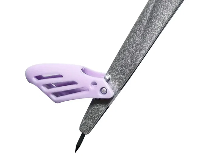 Liderpapel Compás con sistema de bloqueo, adaptador universal y tubo de minas - Violeta Liderpapel Compás con sistema de bloqueo, adaptador universal y tubo de minas - Violeta