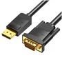 Vention Cable adaptador DisplayPort macho a VGA macho, 2 metros, Negro