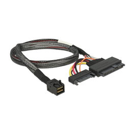 DeLOCK Cable SFF-8643 a U.2 SFF-8639 con alimentación SATA, 50 cm