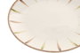 DKD Home Decor Set de Vajilla de 18 Piezas de Porcelana Verde y Blanco