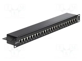 DeLOCK Patch Panel Cat.6 24 Puertos RJ-45 1U 19