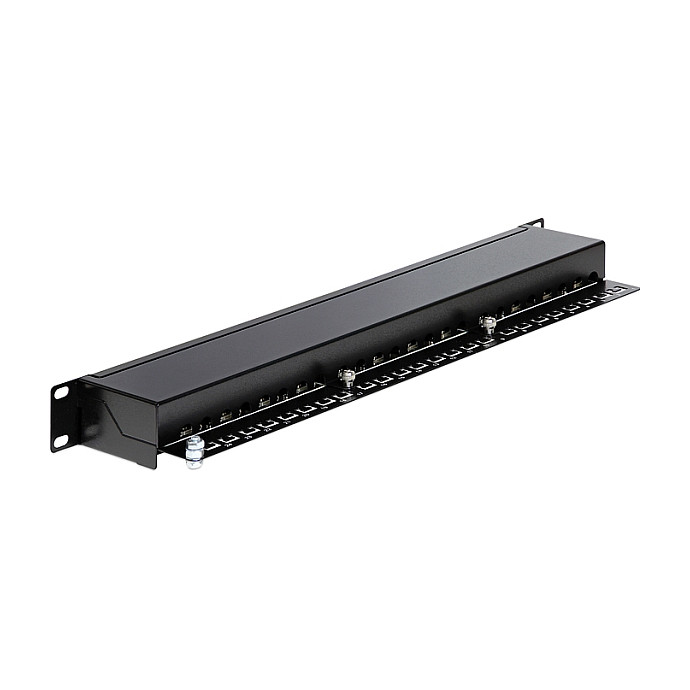 DeLOCK Patchpanel 24 Puertos Cat.6 Negro 43298