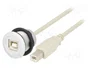 HARTING Conector hembra USB har-port Ø22,3mm IP20