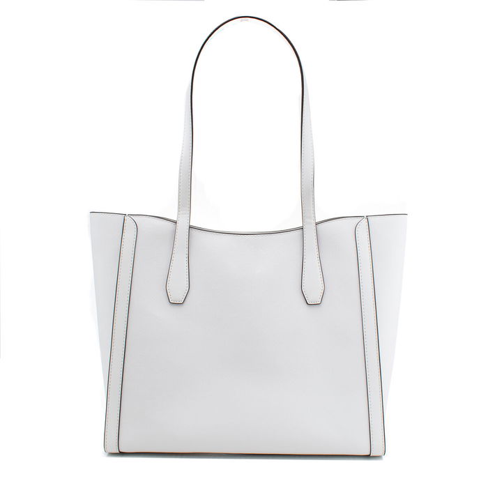 Bolso de Hombro Michael Kors Leida Blanco 34 x 29 x 12 cm