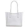 Bolso de Hombro Michael Kors Leida Blanco 34 x 29 x 12 cm