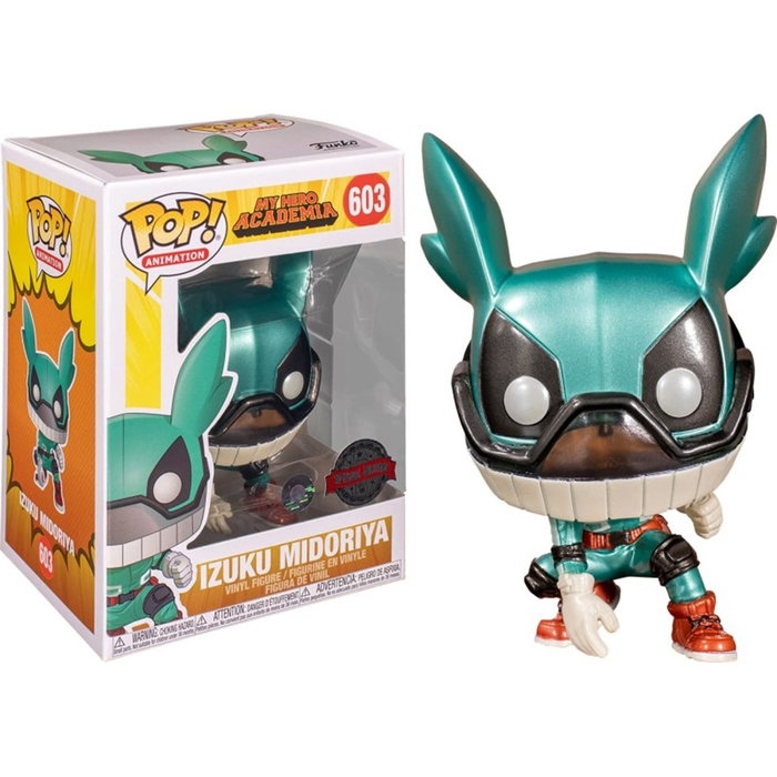 FUNKO Set figura POP & Tee My Hero Academia Deku con casco y camiseta talla L FUNKO Set figura POP & Tee My Hero Academia Deku con casco y camiseta talla L