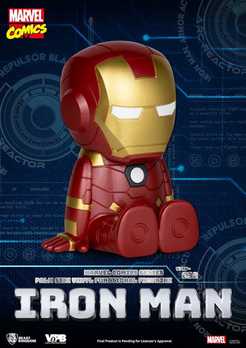 Classic Marvel Comics Vinyl huchas Iron-man 12 cm