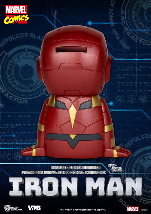 Classic Marvel Comics Vinyl huchas Iron-man 12 cm