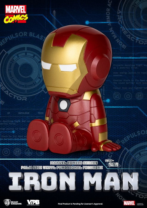 Classic Marvel Comics Vinyl huchas Iron-man 12 cm
