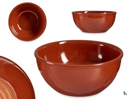 La Dehesa Bol Barro Refractario Miel Diam 18.5 x 7.5 cm 1L Capacidad 1000 ml (Set de 22)