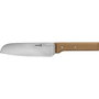 Opinel Parallele No. 119 Santoku de 17 cm con mango de madera de haya de color marrón / plata